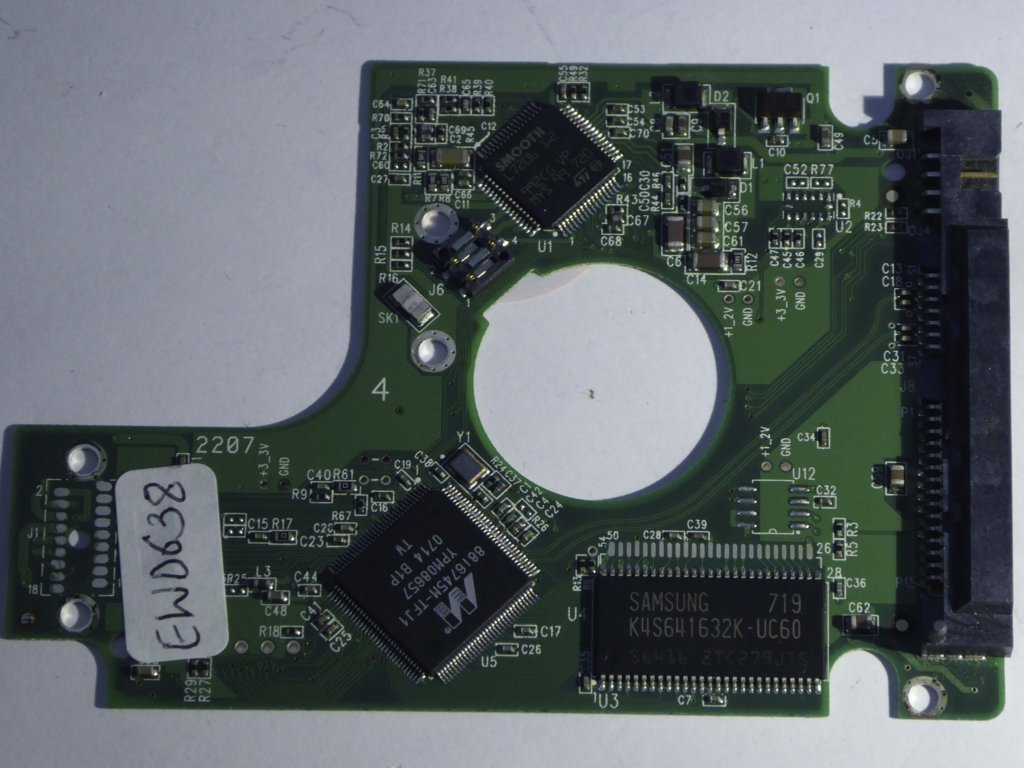 Western Digital WD1600BEVS-22RST0 2060-701450-011 REV A  PCB for Sale