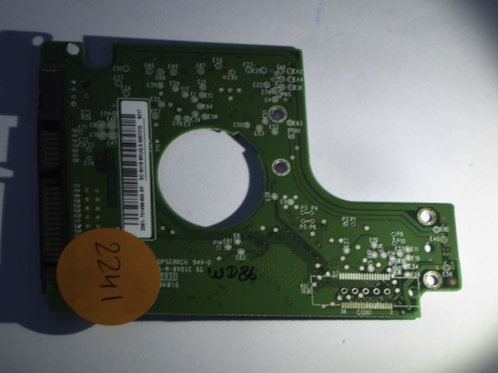 Western Digital WD1600BEVT-22ZCT0 2060-701499-000 REV A  PCB for Sale