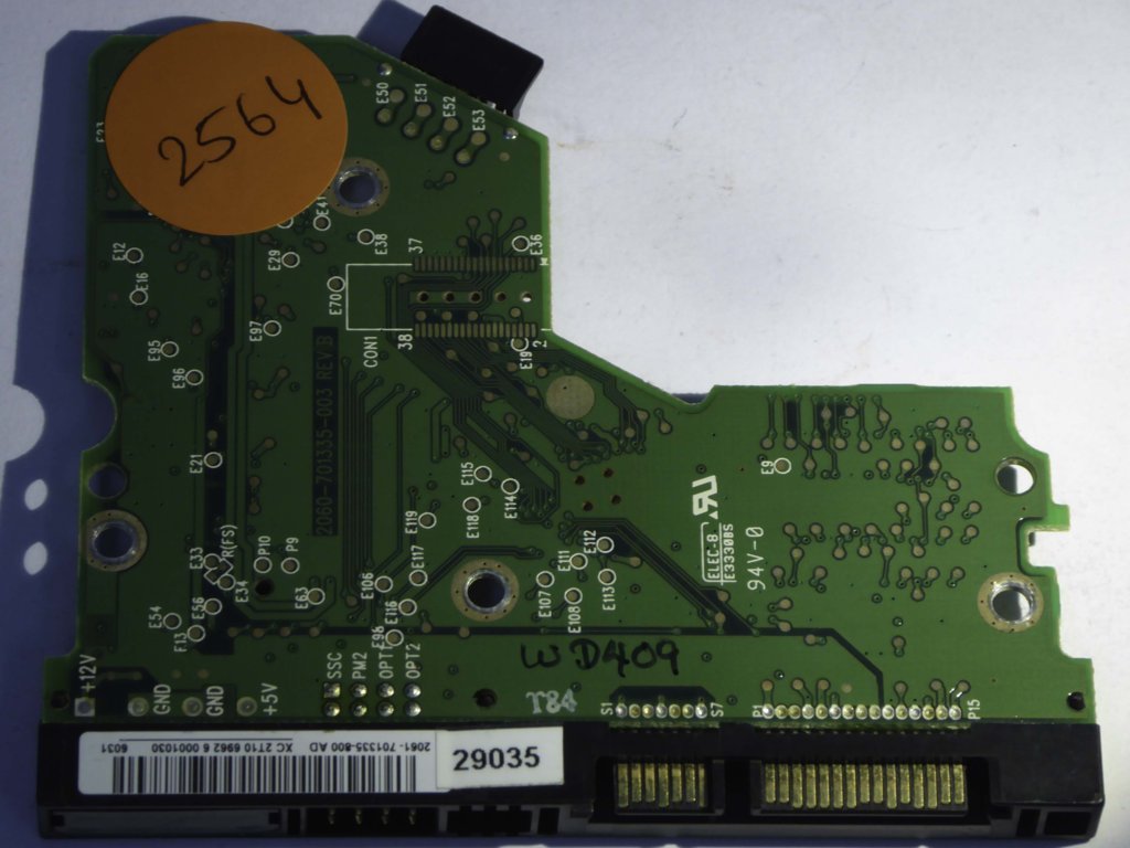 Western Digital WD1600JS-75MHB0 2060-701335-003 REV B  PCB for Sale