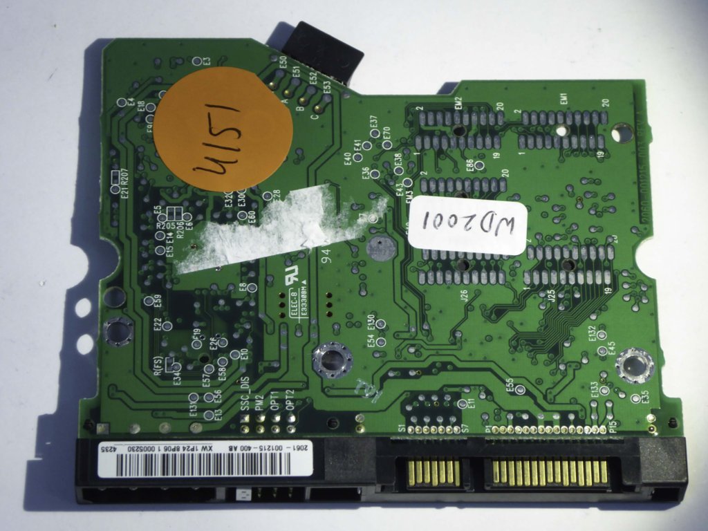Western Digital WD2000JD-00FYB0 2060-001215-003 REV A  PCB for Sale