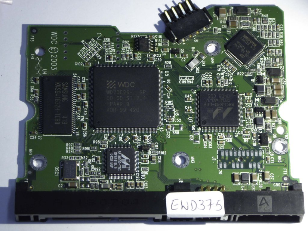 Western Digital WD2000JD-00HBB0 2060-001267-001 REV A  PCB for Sale