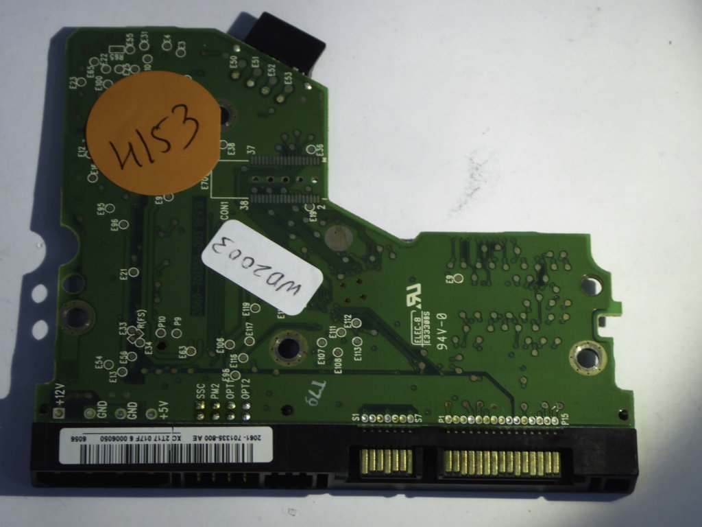 Western Digital WD2000JS-00MHB0 2060-701335-003 REV B  PCB for Sale
