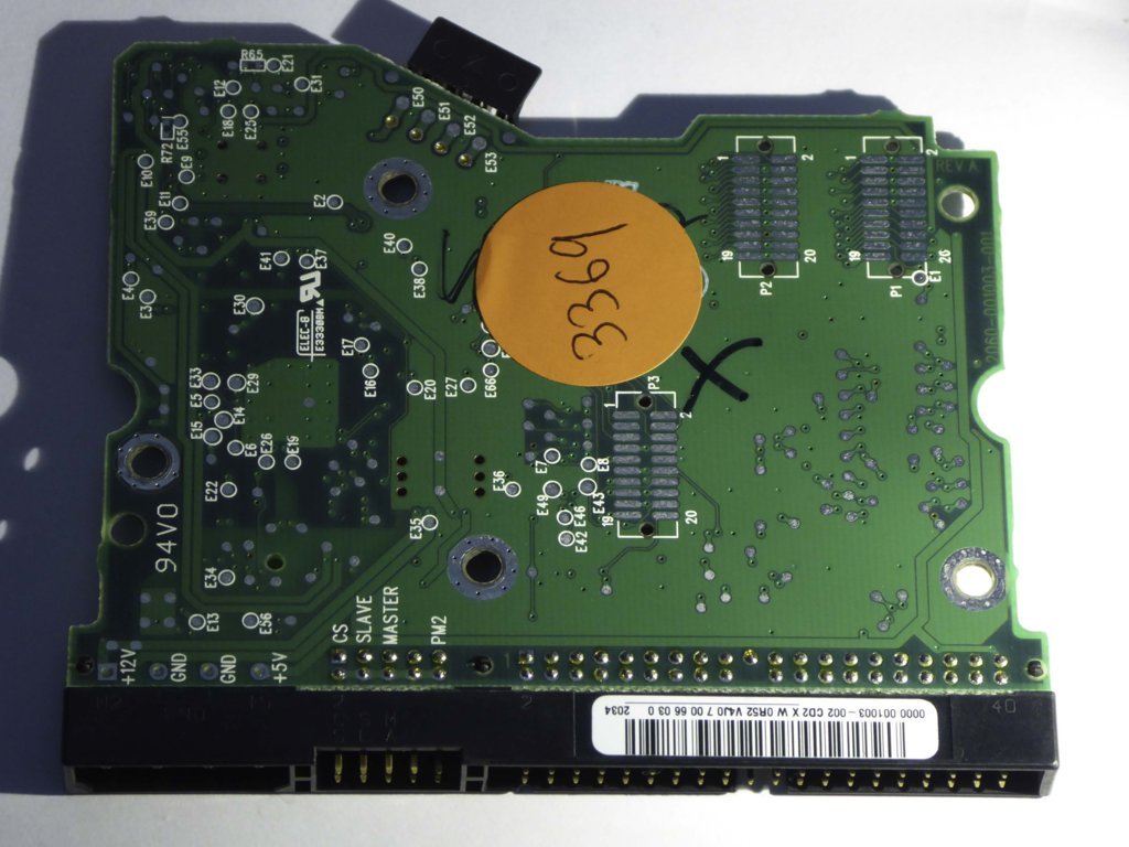 Western Digital WD200BB-00AUA1 2060-001003-001 REV A  PCB for Sale