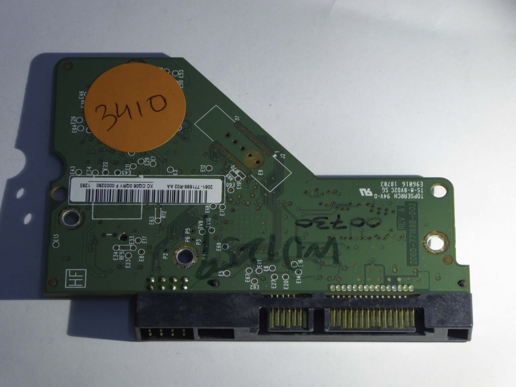 Western Digital WD20EACS-11BHUB0 2060-771698-002 REV A  PCB for Sale