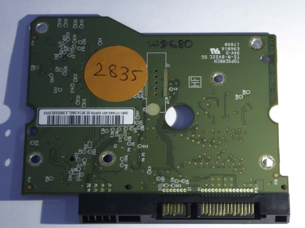 Western Digital WD20EADS-11R6B1 2060-771642-001 REV P1  PCB for Sale