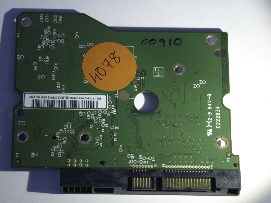 Western Digital WD20EADS-11R6B1 2060-771642-001 REV P1  PCB for Sale