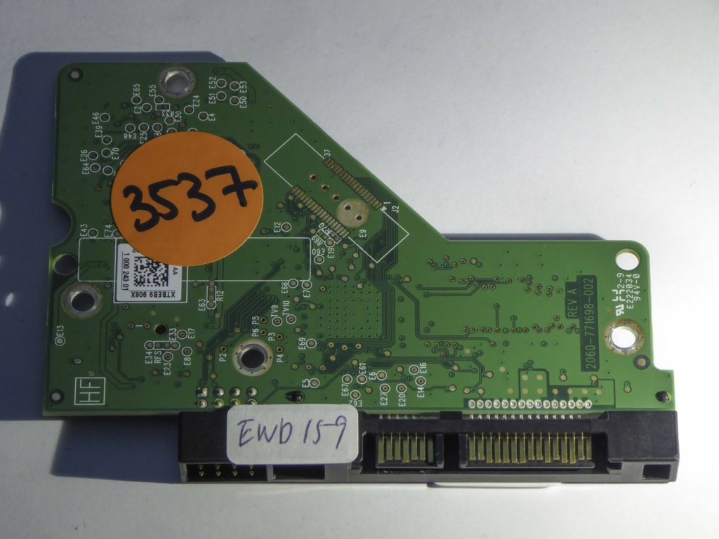 Western Digital WD20EARS-00MVWB0 2060-771698-002 REV A  PCB for Sale