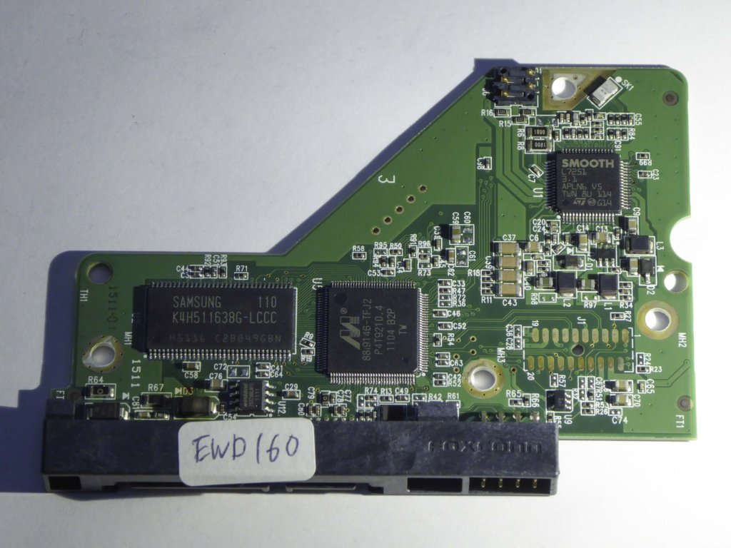 Western Digital WD20EARS-00MVWB0 2060-771698-002 REV A  PCB for Sale