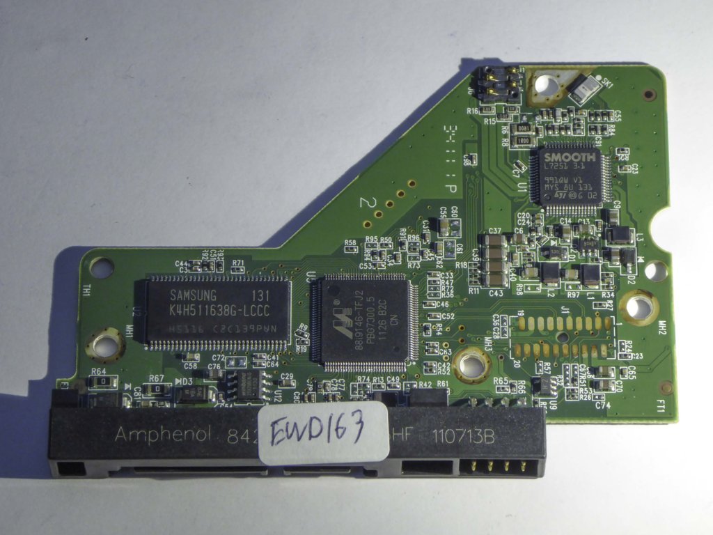 Western Digital WD20EARS-00MVWB0 2060-771698-002 REV A  PCB for Sale
