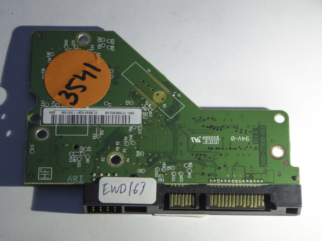 Western Digital WD20EARS-00MVWB0 2060-771698-002 REV A  PCB for Sale