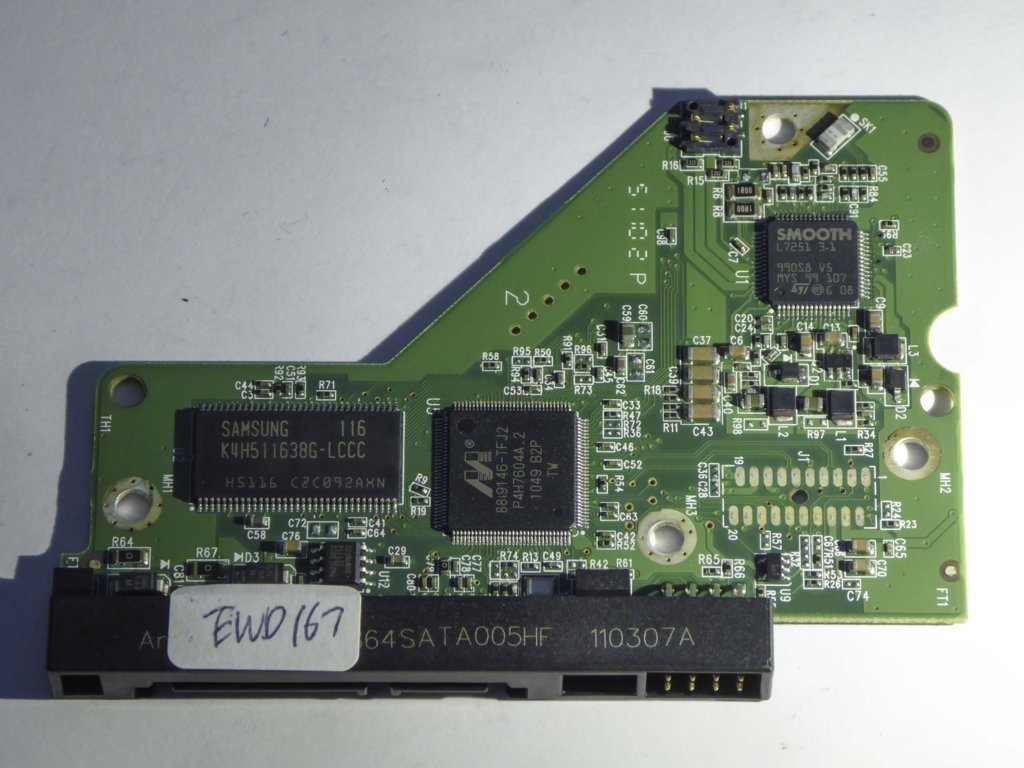 Western Digital WD20EARS-00MVWB0 2060-771698-002 REV A  PCB for Sale