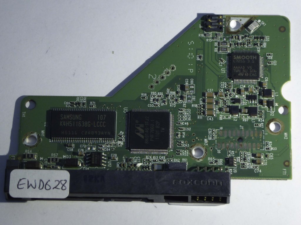 Western Digital WD20EARS-00MVWB0 2060-771698-002 REV A  PCB for Sale