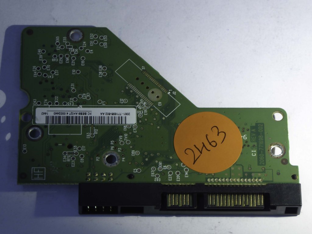 Western Digital WD20EARS 2060-771698-002 REV A  PCB for Sale