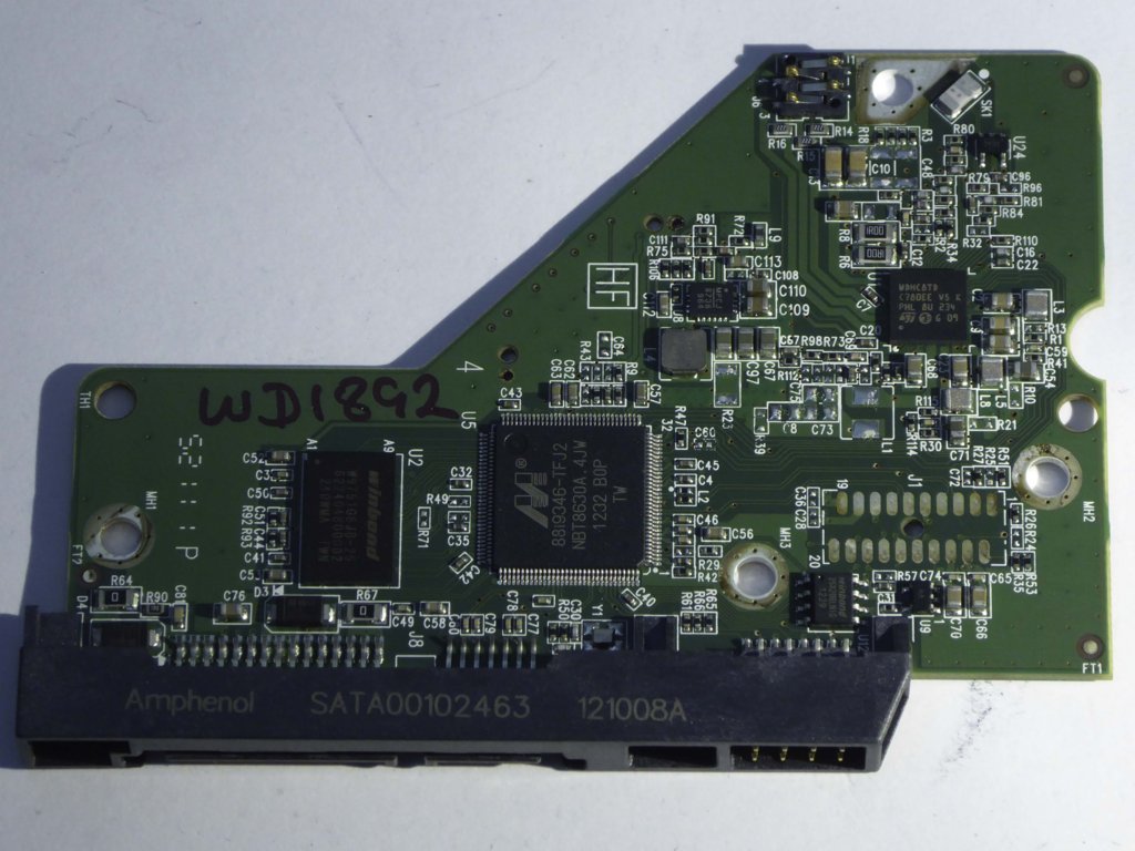 Western Digital WD20EARX-008FB0 2060-771853-000 REV P1  PCB for Sale