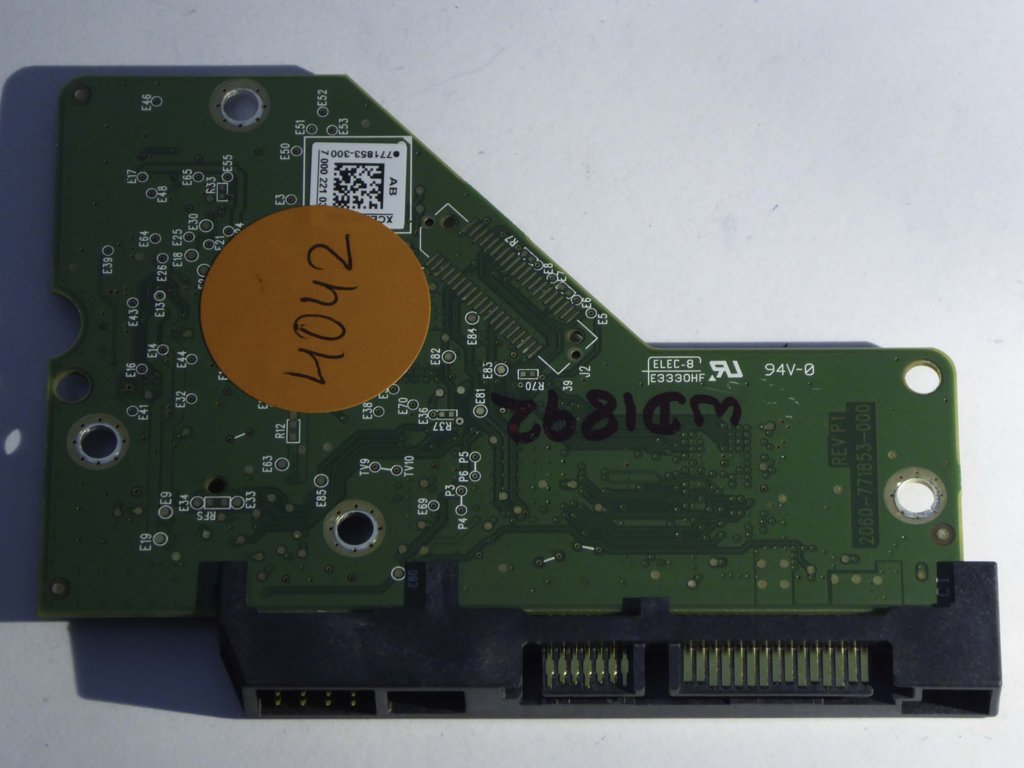 Western Digital WD20EARX-008FB0 2060-771853-000 REV P1  PCB for Sale