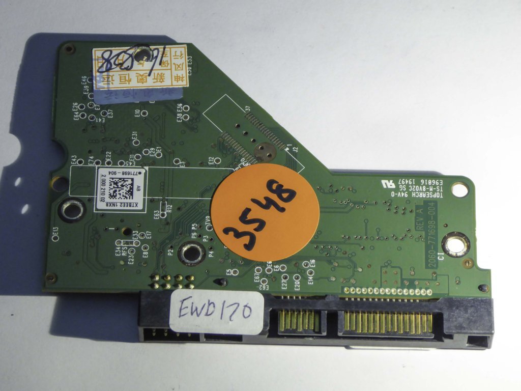 Western Digital WD20EARX-00PASB0 2060-771698-004 REV A  PCB for Sale