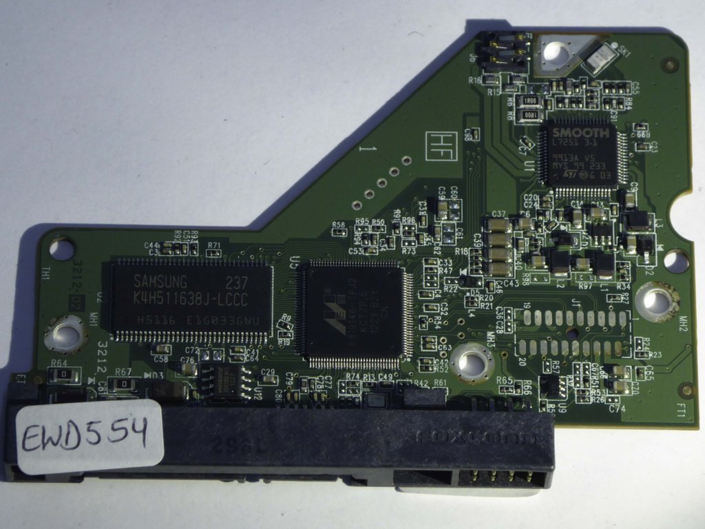 Western Digital WD20EARX-00PASB0 2060-771698-004 REV A  PCB for Sale
