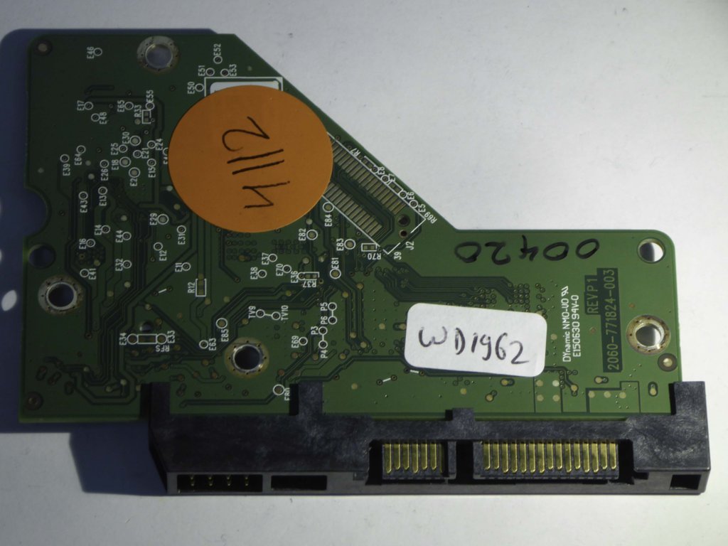 Western Digital WD20EFRX-68AX9N0 2060-771824-003 REV P1  PCB for Sale