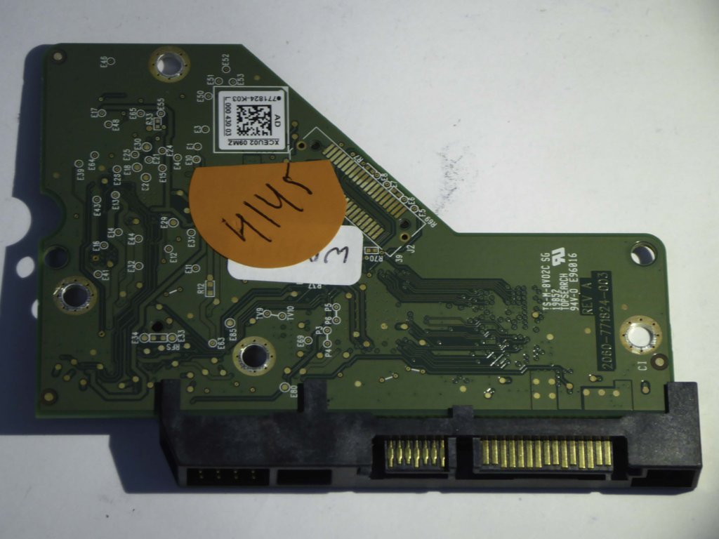 Western Digital WD20EZRX-00DC0B0 2060-771824-003 REV A  PCB for Sale