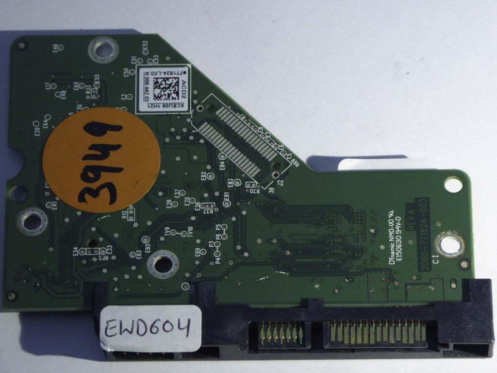 Western Digital WD20EZRX-00DC0B0 2060-771824-003 REVA  PCB for Sale