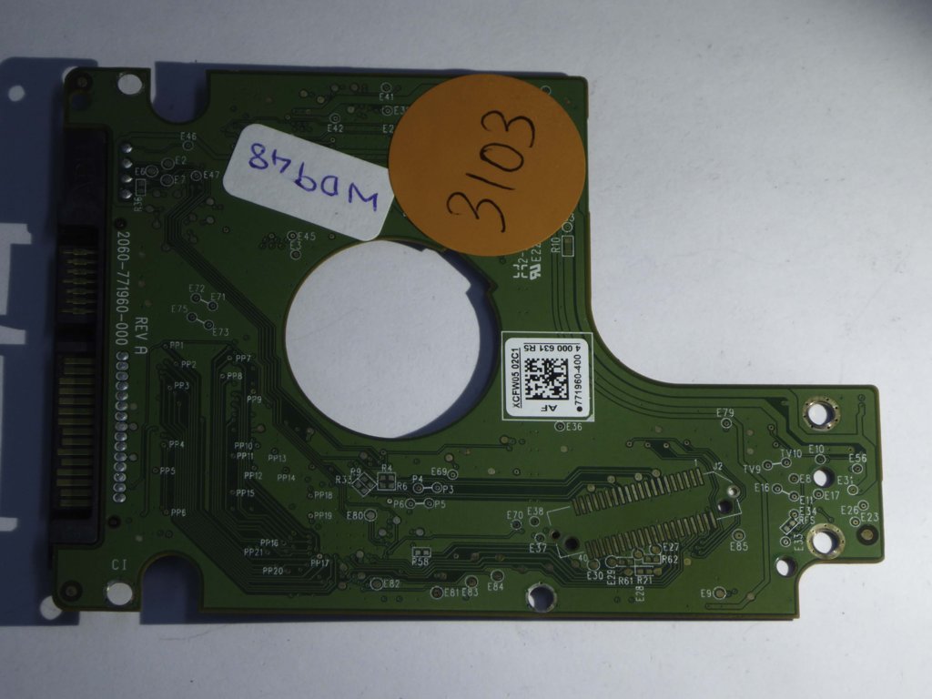 Western Digital WD20NMVW-11AV3S2 2060-771960-000 REV A  PCB for Sale