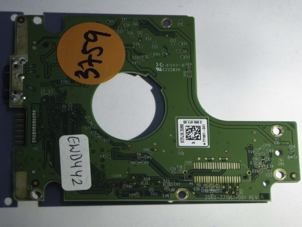 Western Digital WD20NMVW-11AV3S2 2060-771961-001 REV A  PCB for Sale