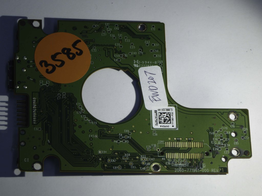 Western Digital WD20NMVW-11AV3S4 2060-771961-000 REV P1  PCB for Sale