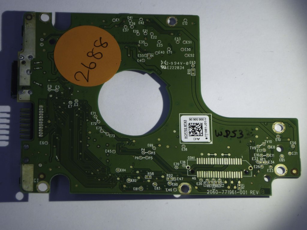 Western Digital WD20NMVW-11EDZS2 2060-771961-001 REV B  PCB for Sale