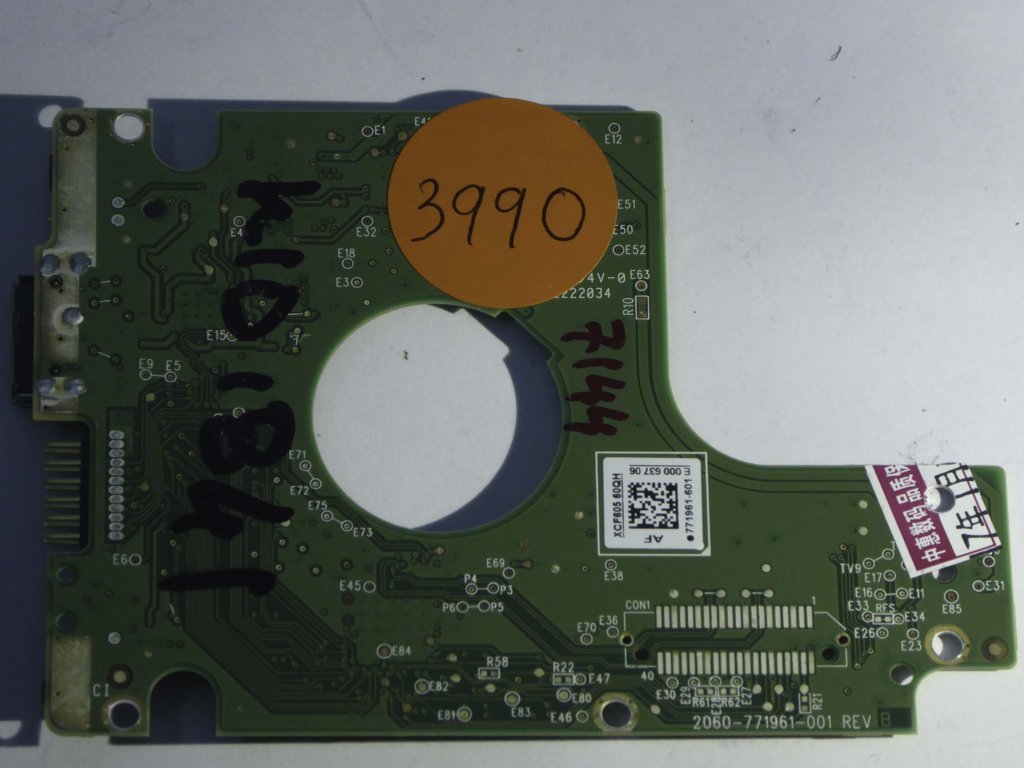 Western Digital WD20NMVW-11EDZS3 2060-771961-001 REV B  PCB for Sale