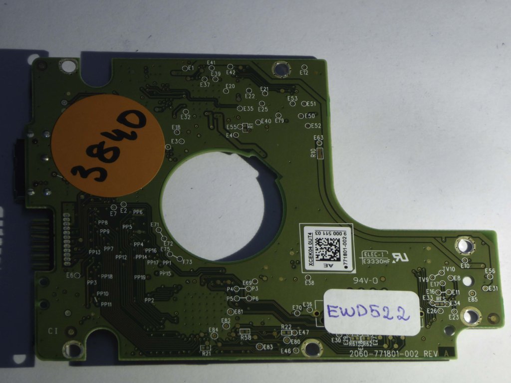 Western Digital WD20NMVW-11W68S0 2060-771801-002 REV A  PCB for Sale