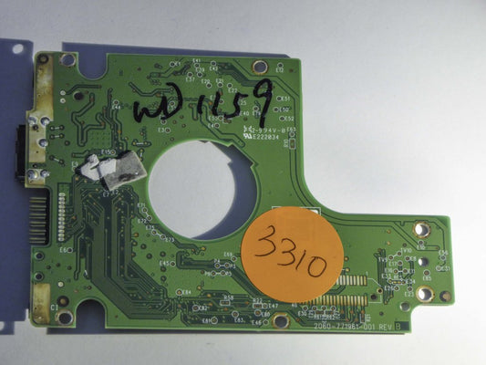 Western Digital WD20NMVW-59AV3S3 2060-771961-001 REV B  PCB for Sale