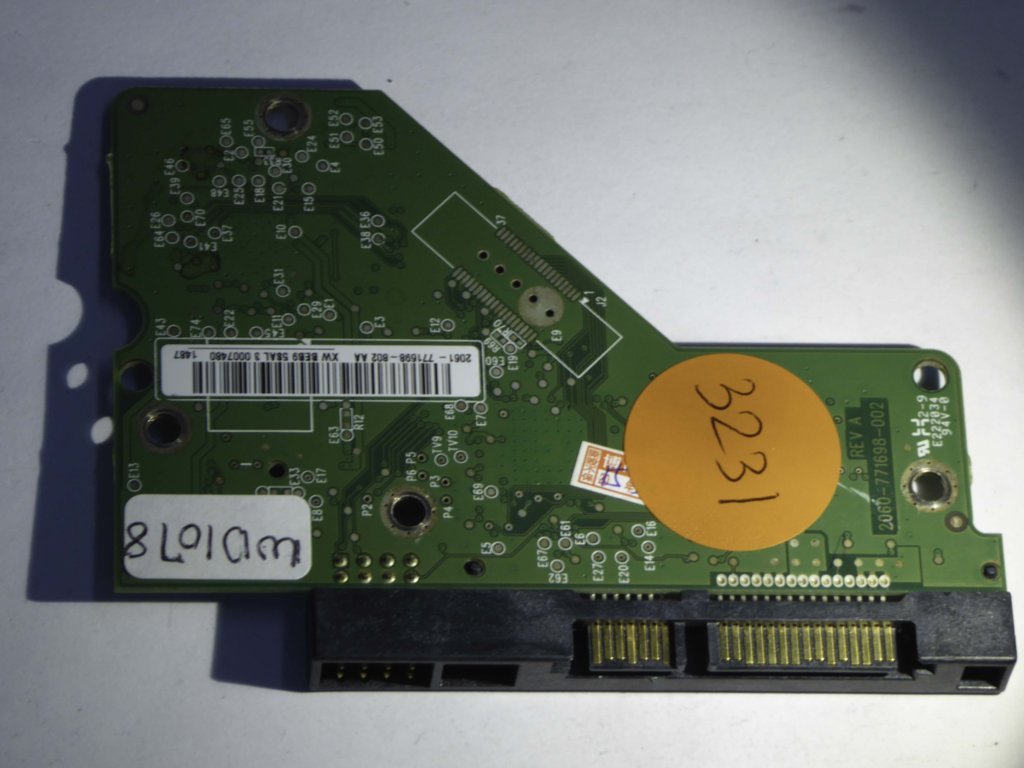 Western Digital WD2500AAJS-00VTA0 2060-771698-002 REV A  PCB for Sale