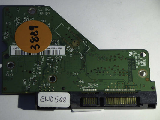 Western Digital WD2500AAJS-08L7A0 2060-771590-001 REV A  PCB for Sale