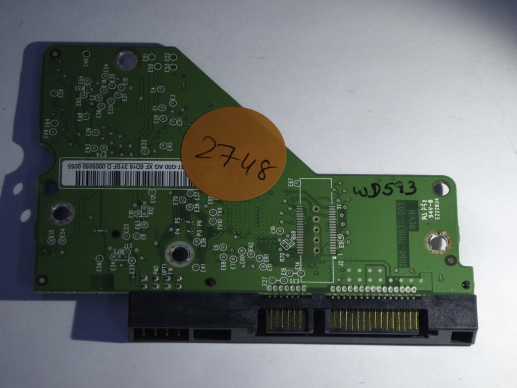 Western Digital WD2500AAJS-62B4A0 2060-701537-003 REV A  PCB for Sale