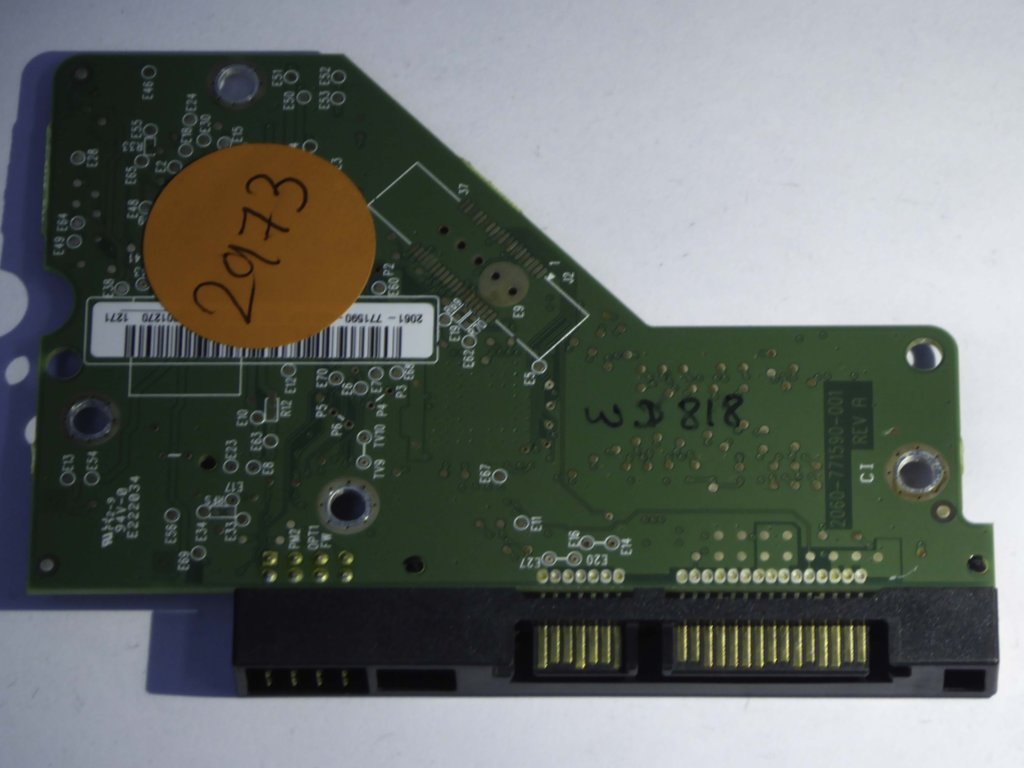 Western Digital WD2500AAJS-75M0A0 2060-771590-001 REV A  PCB for Sale