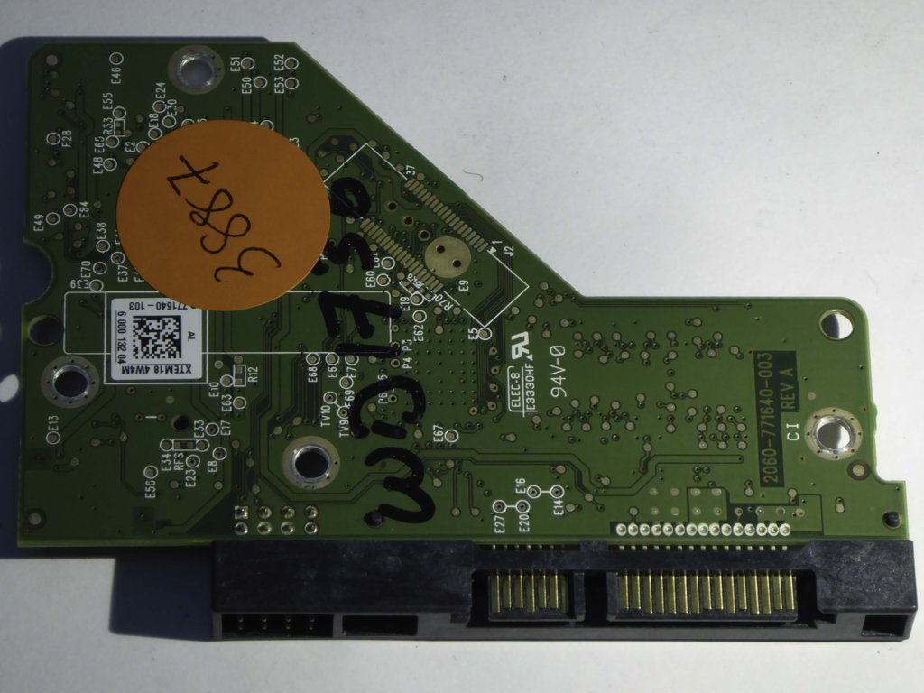 Western Digital WD2500AAKX-60U6AA0 2060-771640-003 REV A  PCB for Sale
