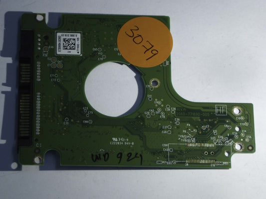 Western Digital WD2500BEKT-60PVMTO 2060-771692-005 REV A  PCB for Sale