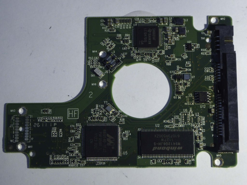Western Digital WD2500BEKT-75VMT0 2060-771692-006 REV P1  PCB for Sale