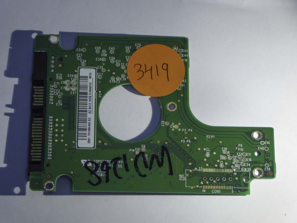 Western Digital WD2500BEVS-22VAT0 2060-701499-000 REV A  PCB for Sale