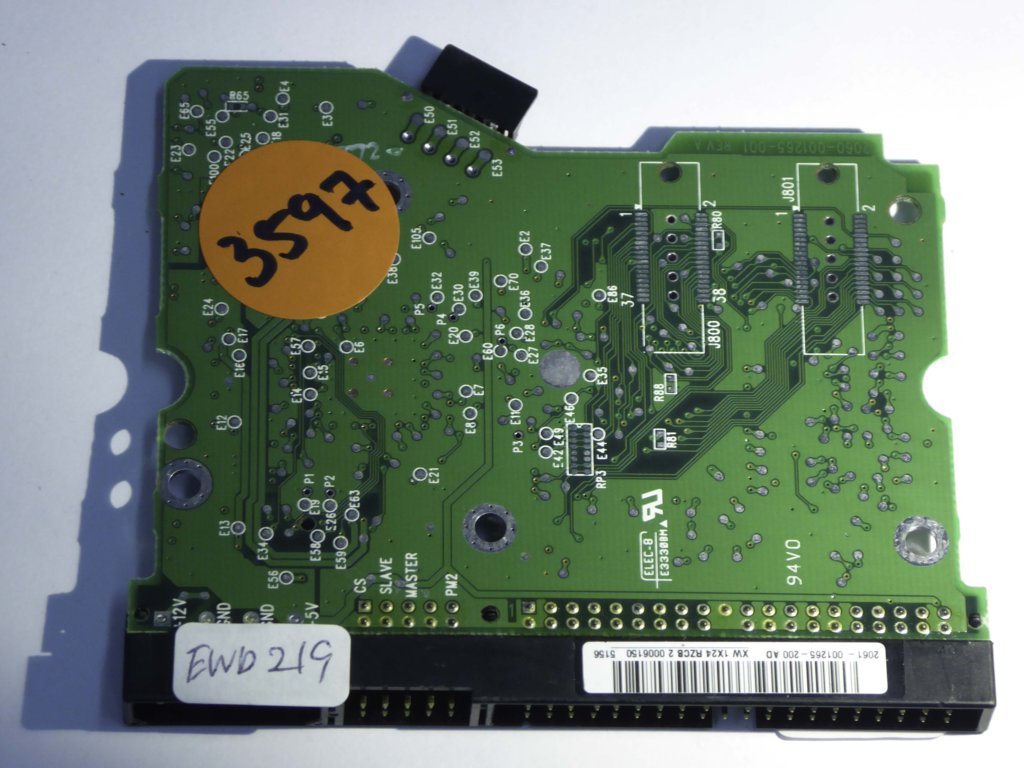 Western Digital WD2500JB-00GVA0 2060-001265-001 REV A  PCB for Sale