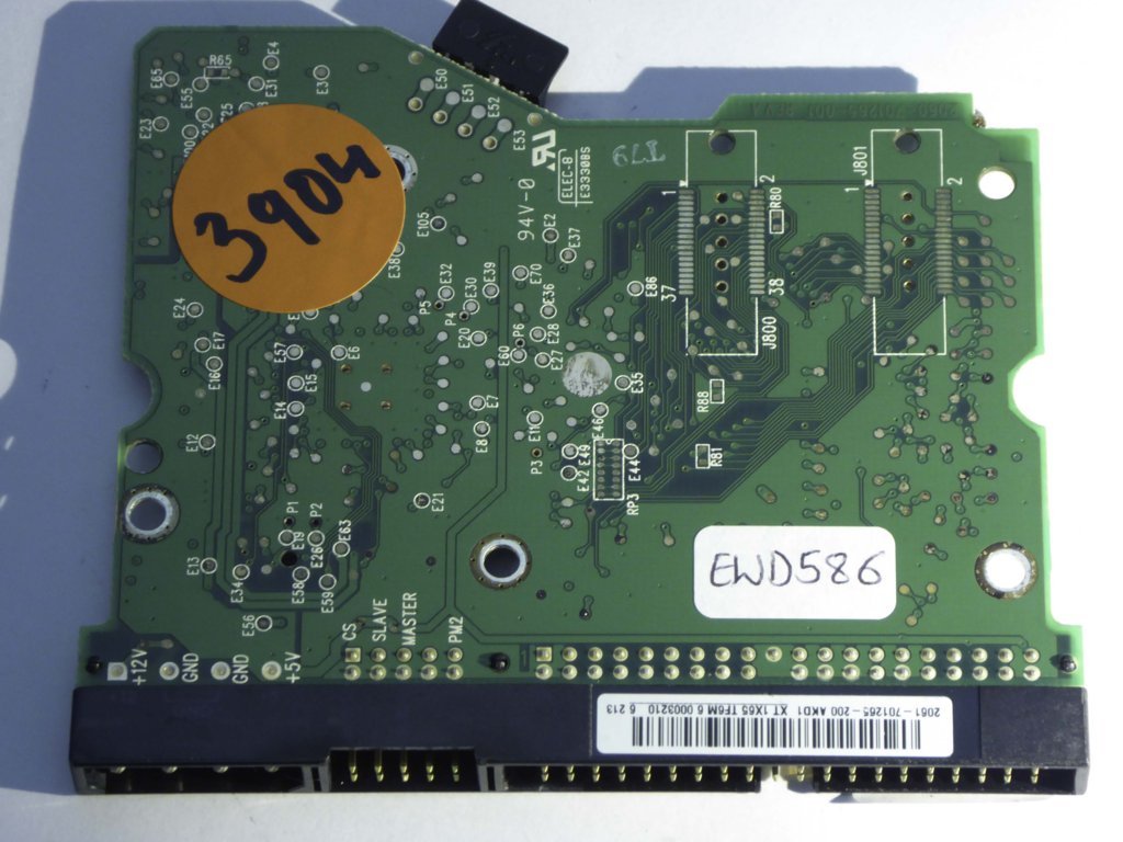 Western Digital WD2500JB-00GVC0 2060-701265-001 REV A  PCB for Sale