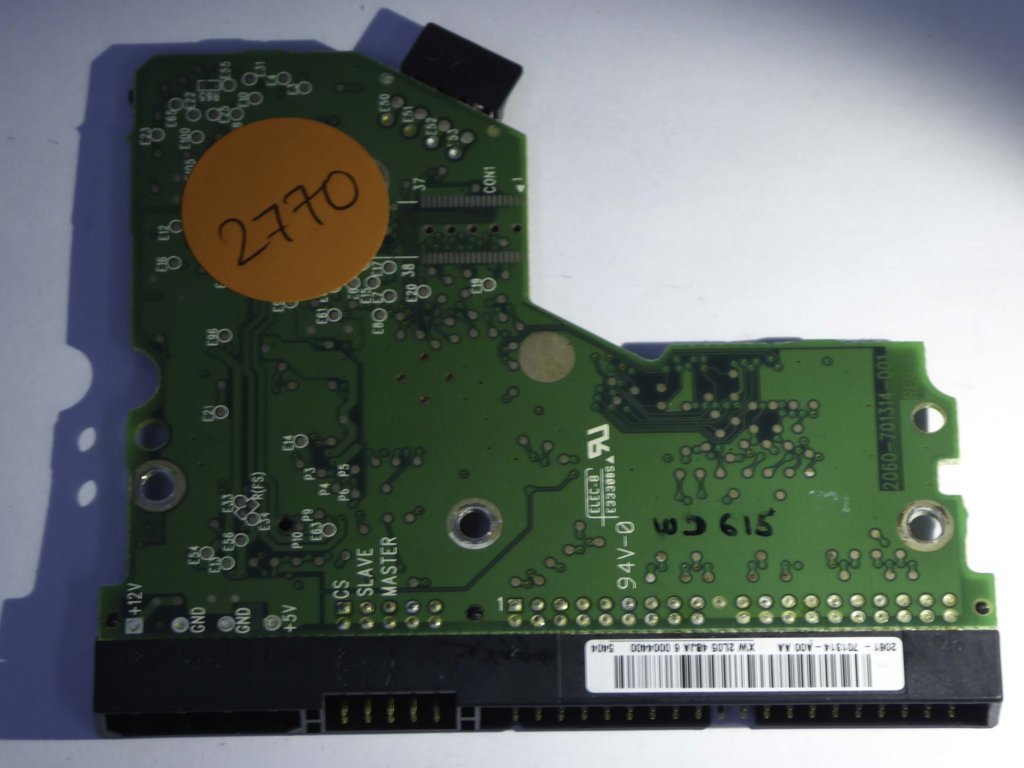 Western Digital WD2500JB-00KFA0 2060-701314-001 REV A  PCB for Sale