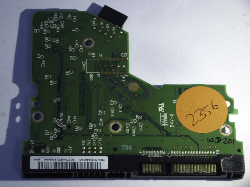 Western Digital WD2500JS-00NCB1 2060-701335-003 REV B  PCB for Sale