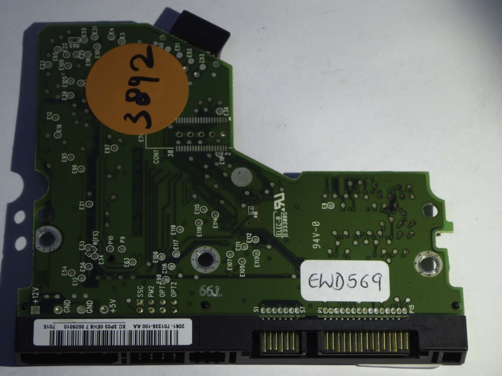 Western Digital WD2500JS-40SGB0 2060-701335-005 REV A  PCB for Sale