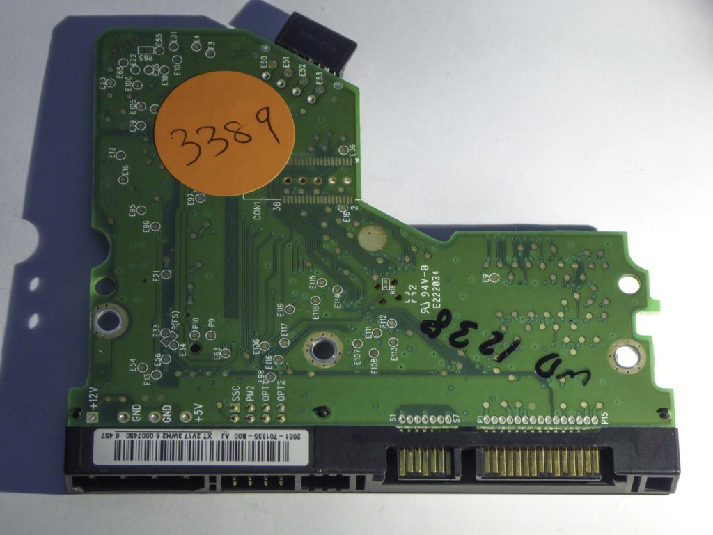 Western Digital WD2500JS-55MHB1 2060-701335-005 REV A  PCB for Sale