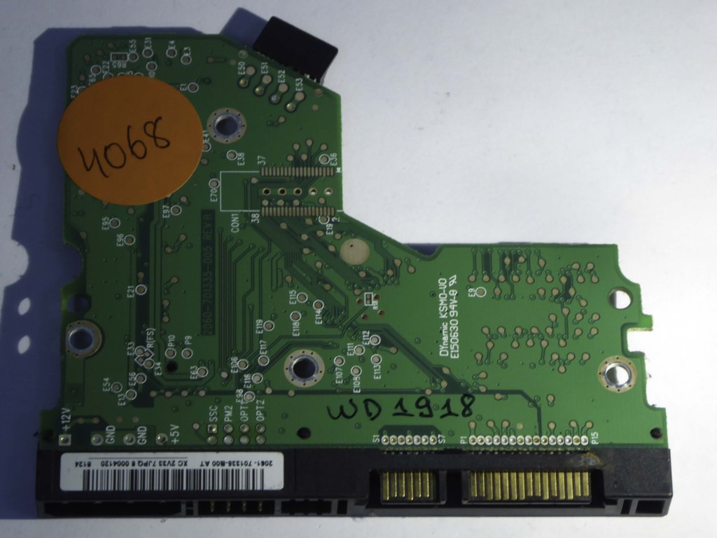 Western Digital WD2500JS-55NCB1 2060-701335-005 REV A  PCB for Sale