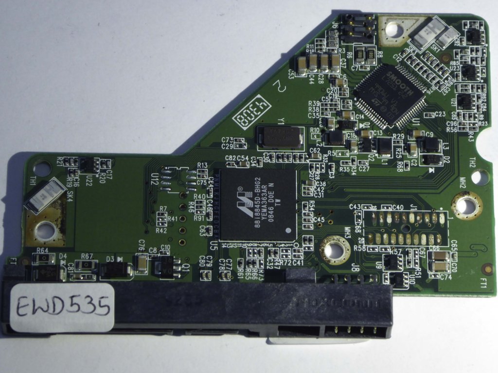 Western Digital WD2502ABYS-01B7A0 2060-701537-004 REV A  PCB for Sale