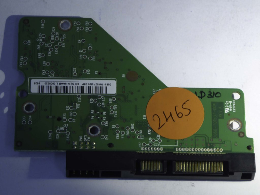 Western Digital WD2502ABYS 2060-701537-004 REV A  PCB for Sale
