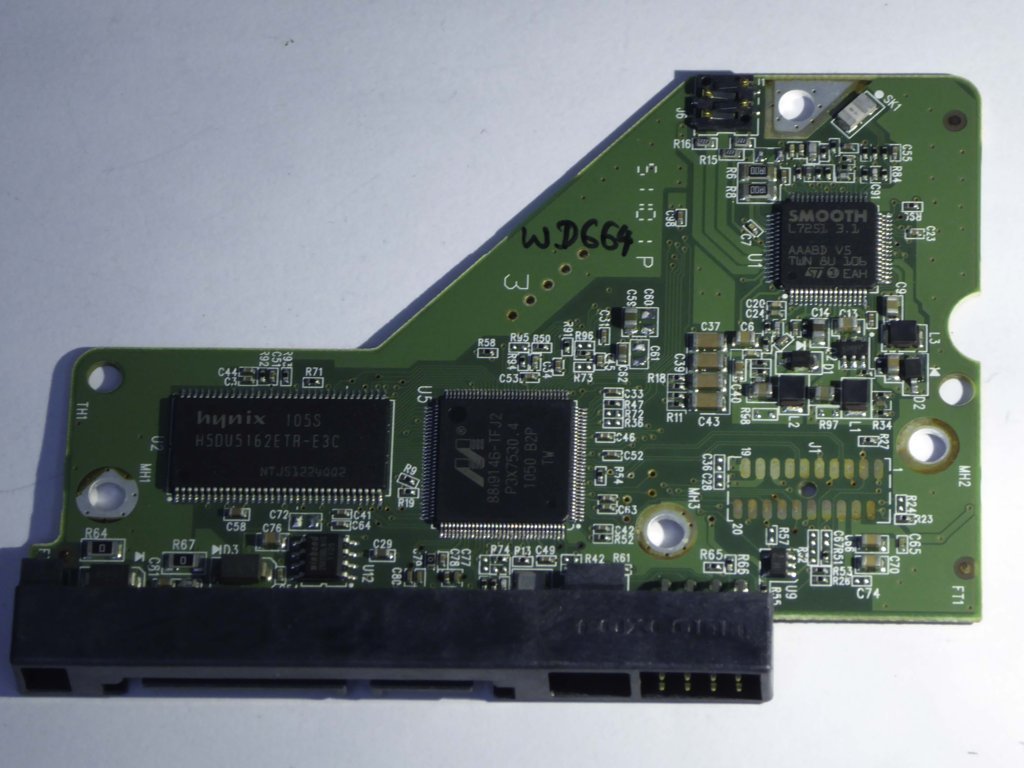 Western Digital WD25EZRS-00J99B0 2060-771698-002 REV A  PCB for Sale