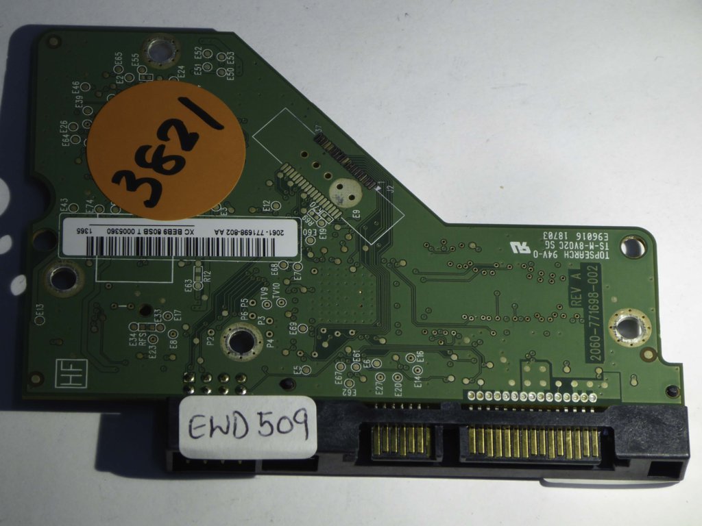 Western Digital WD25EZRS-00J99B0 2060-771698-002 REV A  PCB for Sale